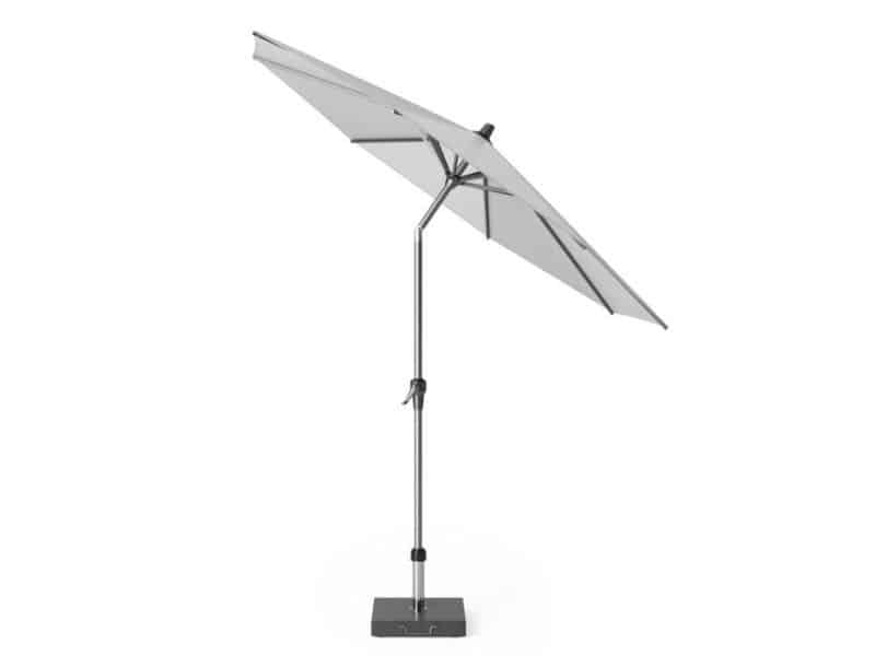 Riva parasol 250 cm rond lichtgrijs met kniksysteem