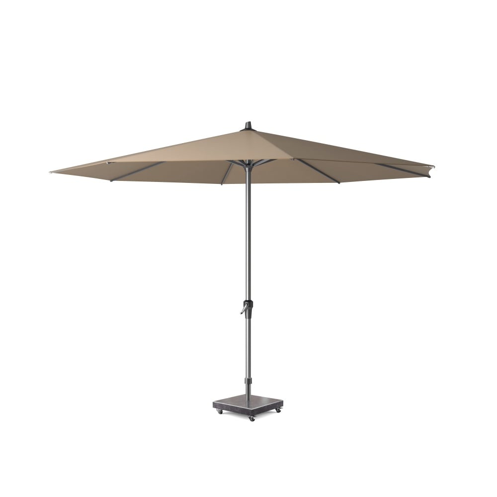 riva stokparasol taupe |Ø350cm rond