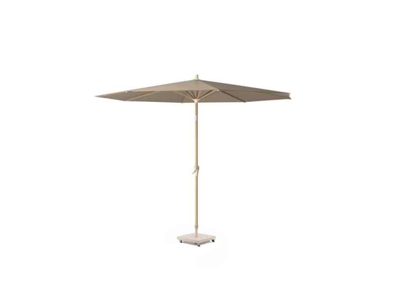 Riva stokparasol taupe/Teak look |Ø250cm rond