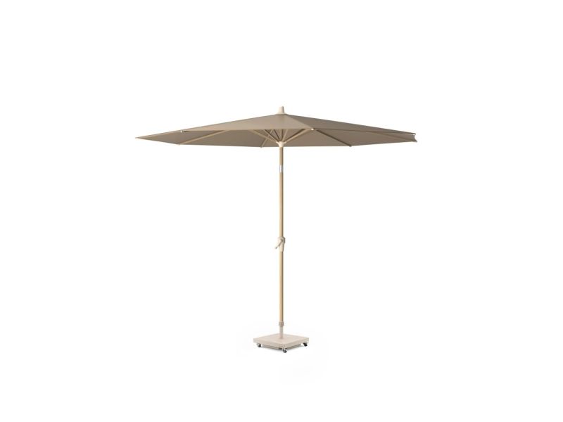 Riva stokparasol taupe/Teak look |Ø300cm rond
