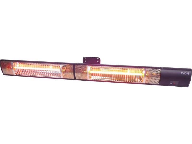 RVS Wandverwarmer met 3000W Vermogen en Afstandsbediening voor Buiten en Binnen