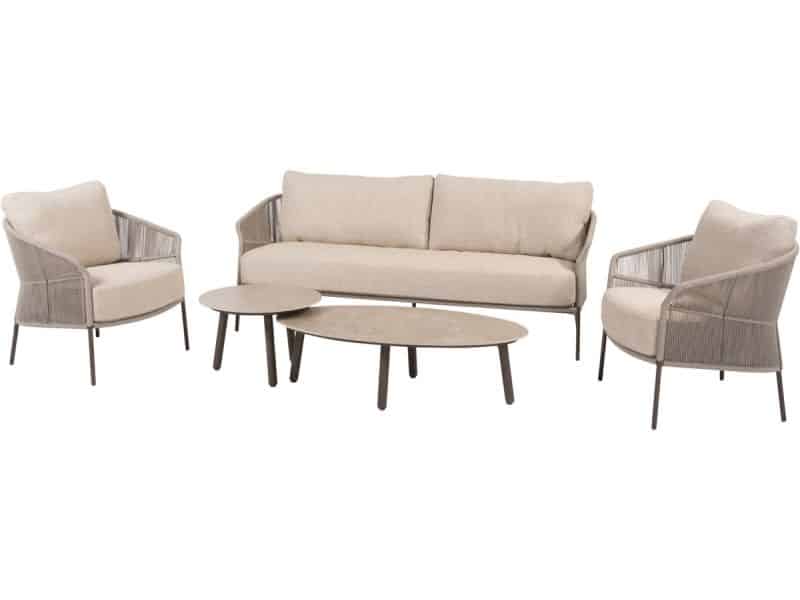 Salute Florence stoel bank loungeset 5 delig keramiek terre Taste