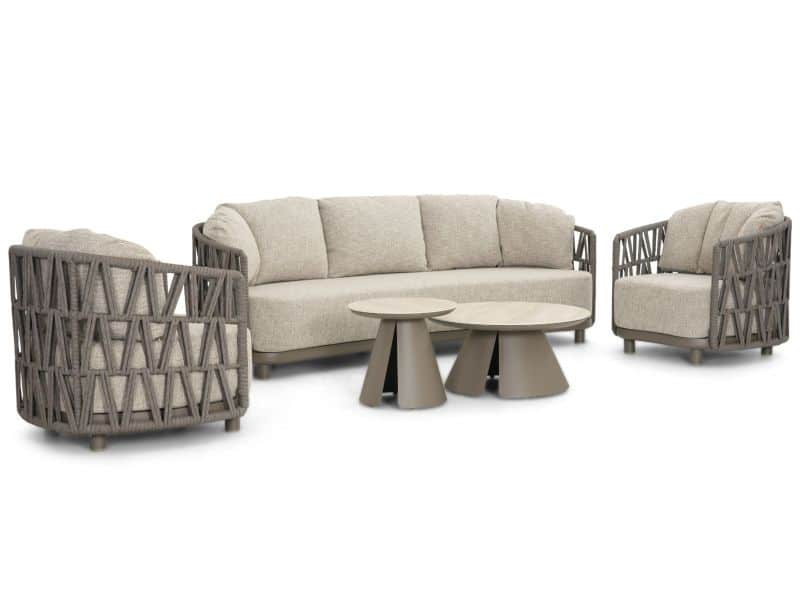 Santika Cayora stoel-bank loungeset 5-delig