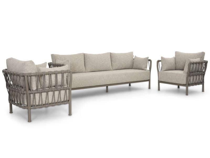 Santika Miyora stoel-bank loungeset 3-delig