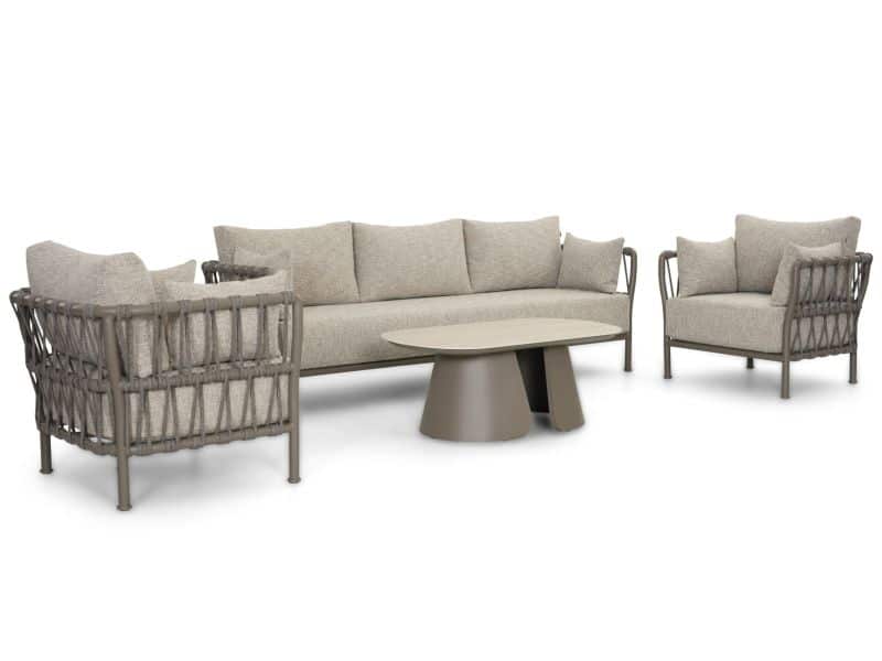 Santika Miyora stoel-bank loungeset 4-delig