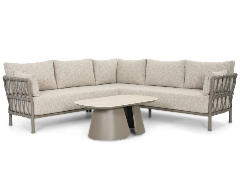Santika Miyoura hoek loungeset 4-delig