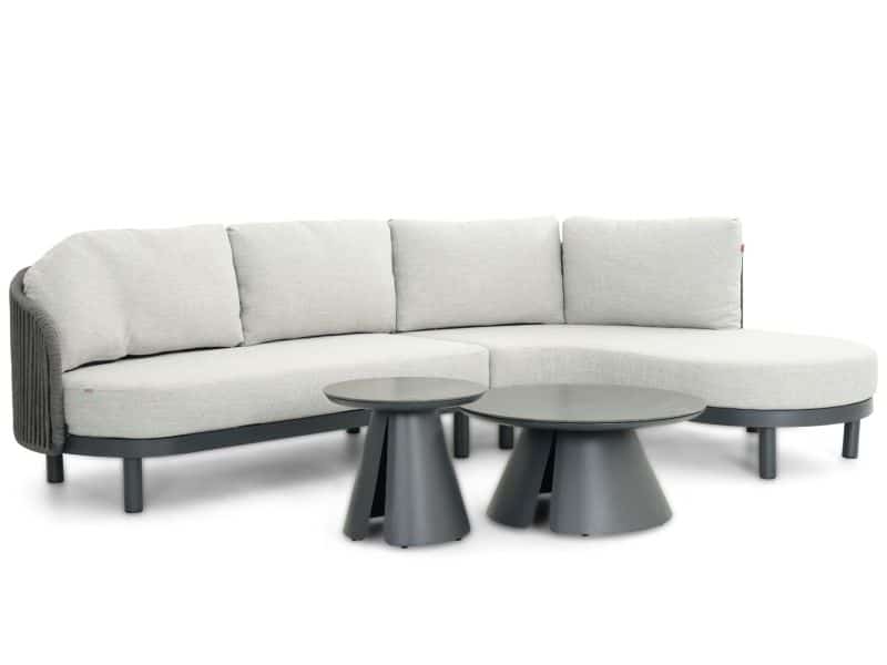 Santika Nanda/Cayora 50/80 cm hoek loungeset 4-delig