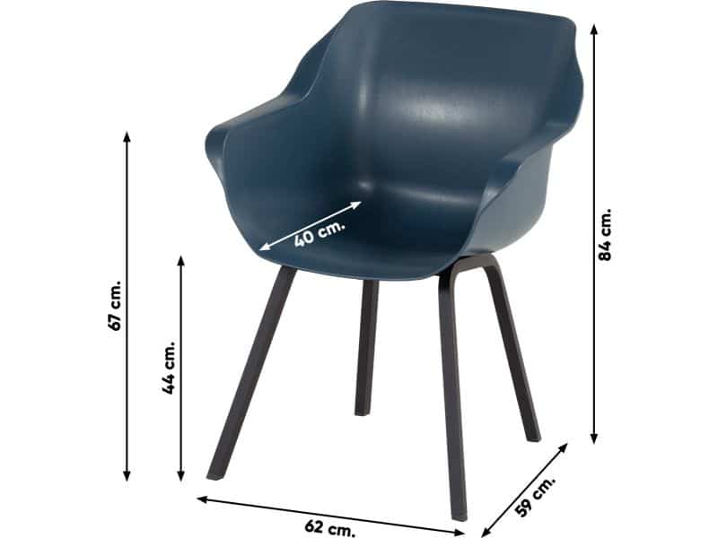 Set van 2 - Hartman Sophie Element dining armstoel