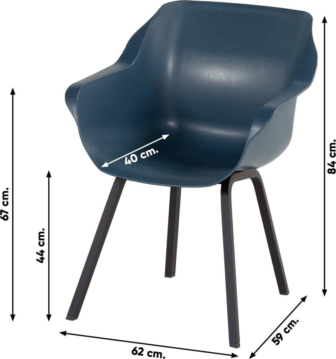 set van 2 hartman sophie element dining armstoel