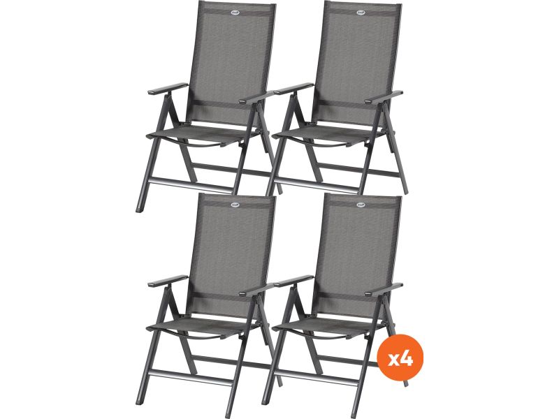 Set van 4 - Hartman Aruba verstelbare stoel