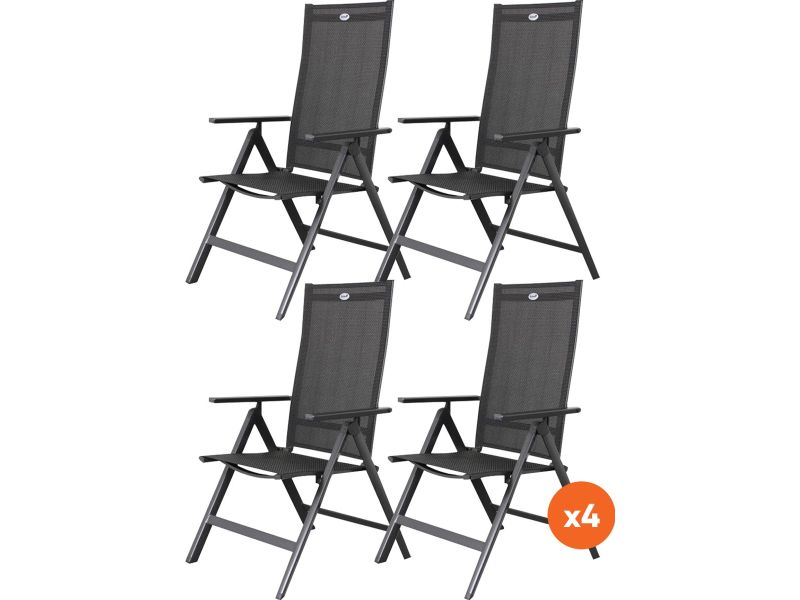 Set van 4 - Hartman Napoli verstelbare stoel