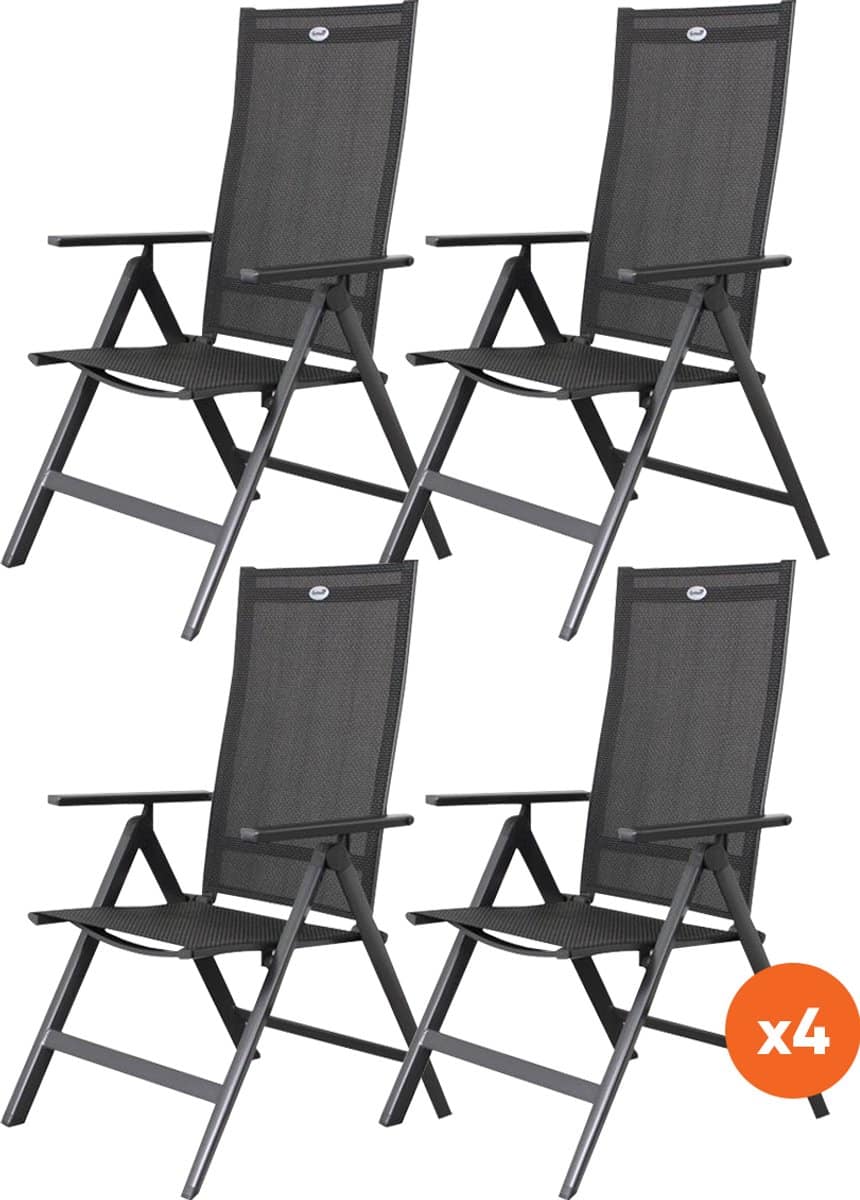 set van 4 hartman napoli verstelbare stoel