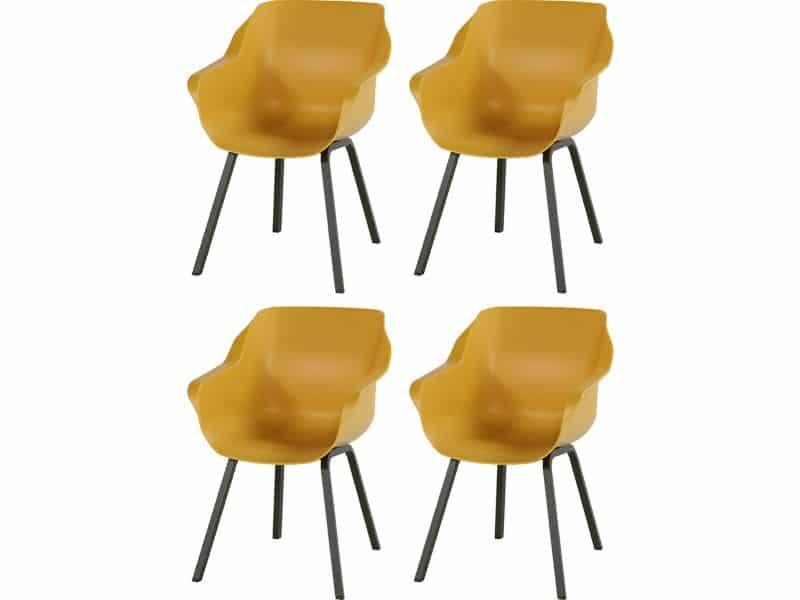 Set van 4 - Hartman Sophie Element dining armstoel