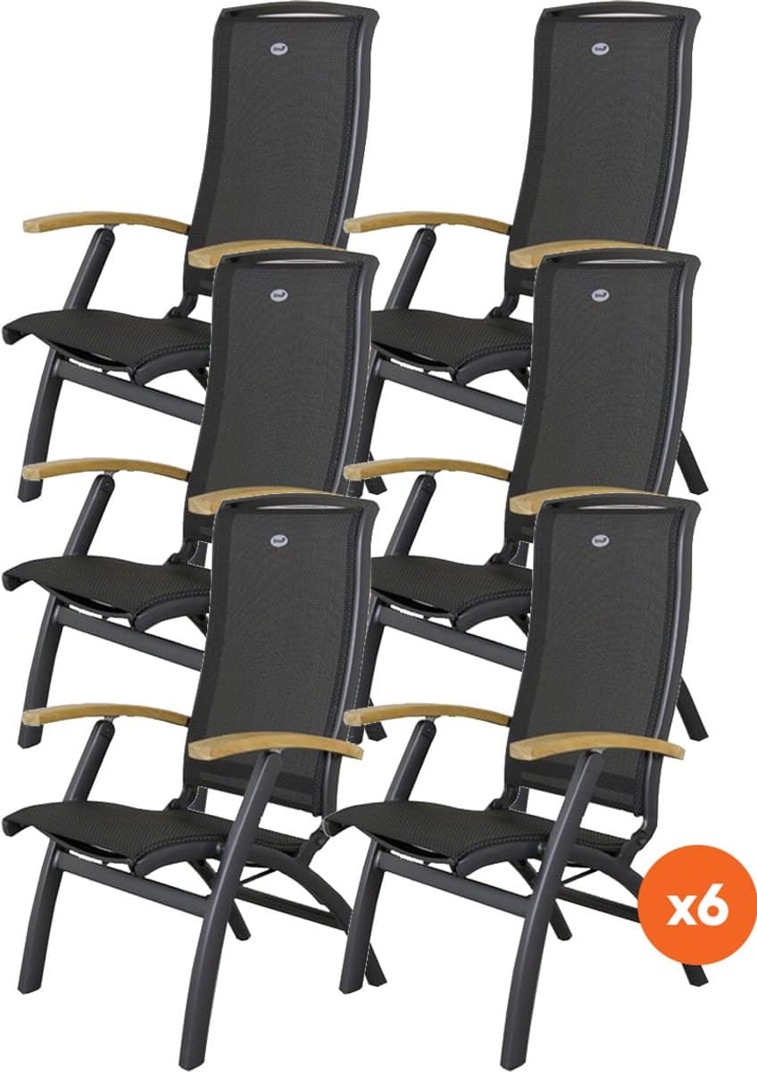 set van 6 hartman da vinci verstelbare stoel