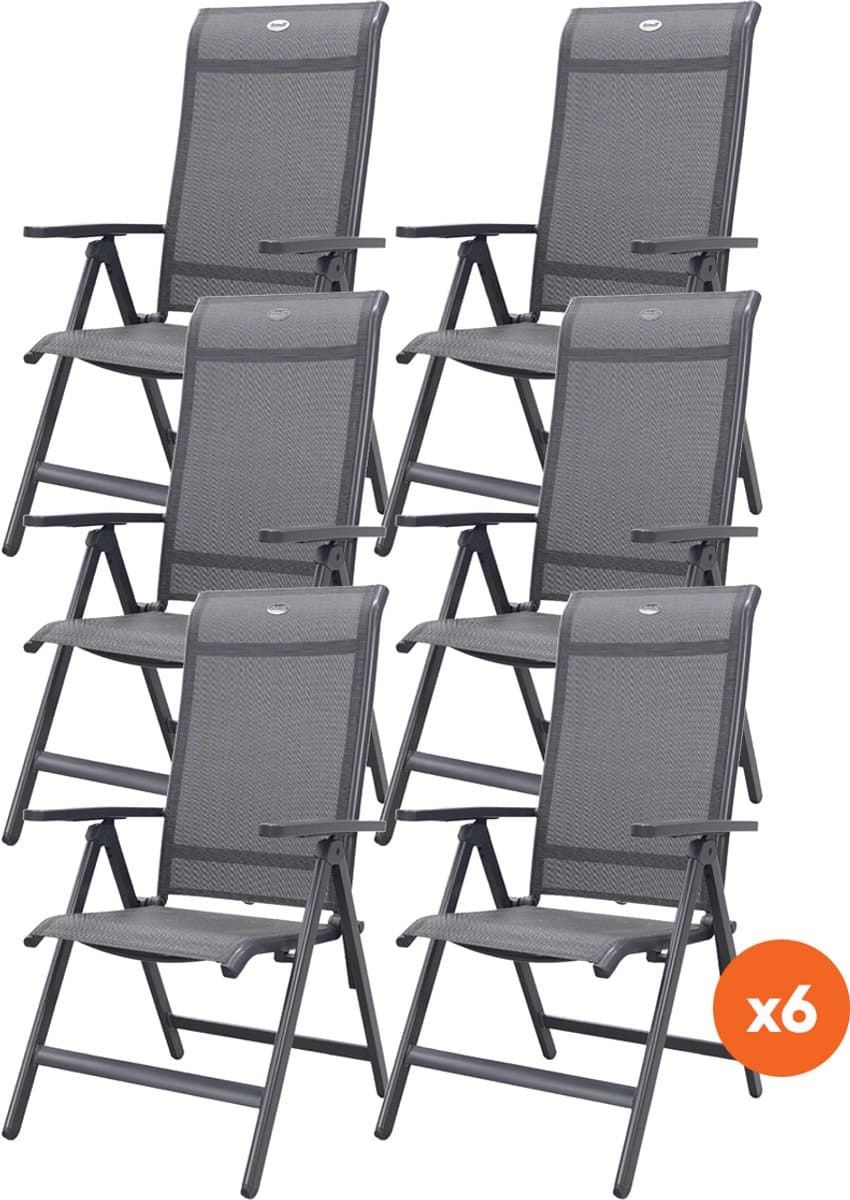 set van 6 hartman milaan verstelbare stoel