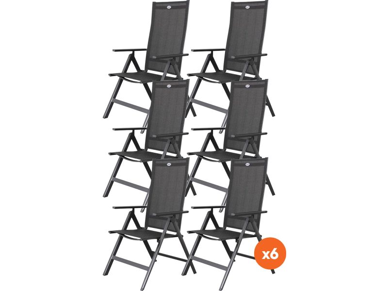 Set van 6 - Hartman Napoli verstelbare stoel