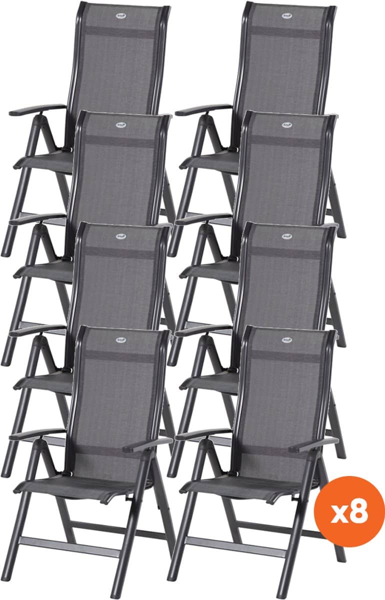 set van 8 hartman alice verstelbare stoel