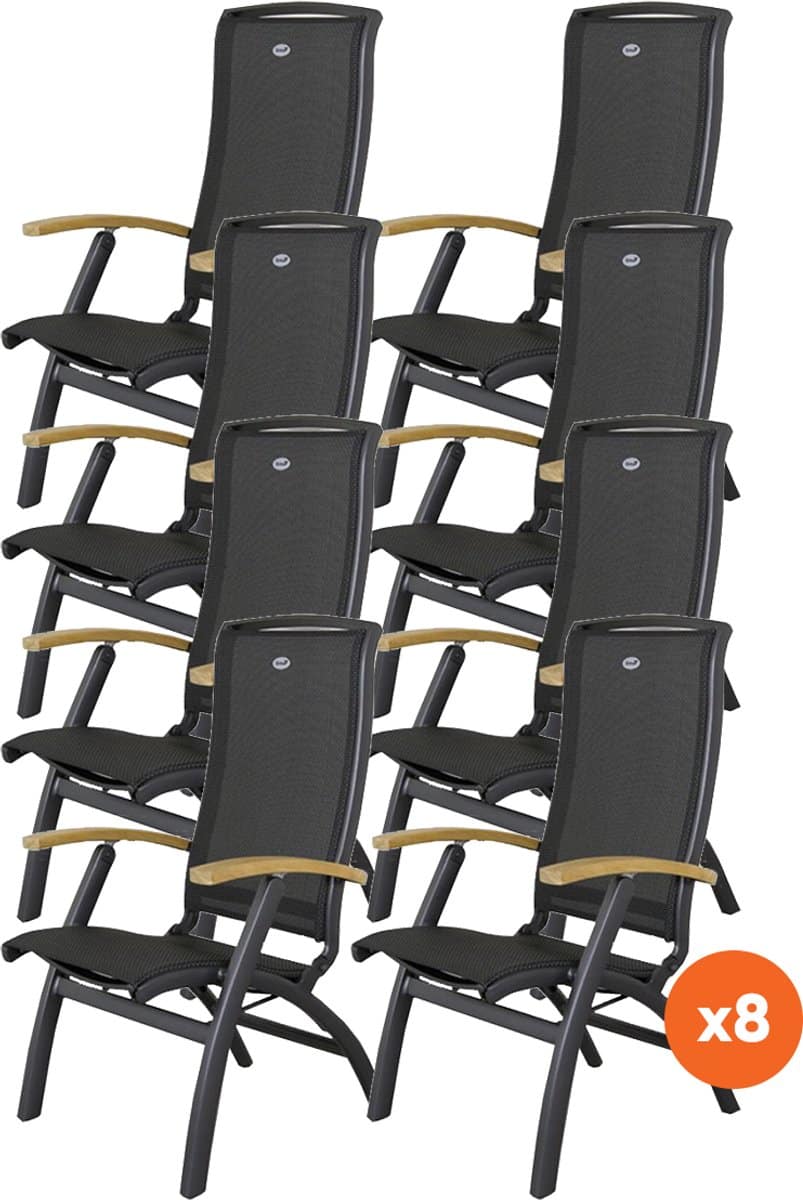 set van 8 hartman da vinci verstelbare stoel