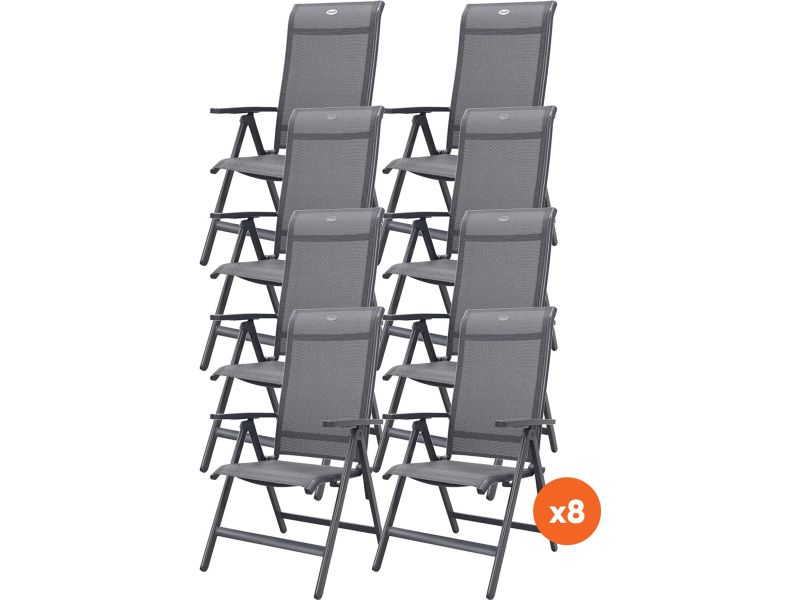 Set van 8 - Hartman Milaan verstelbare stoel