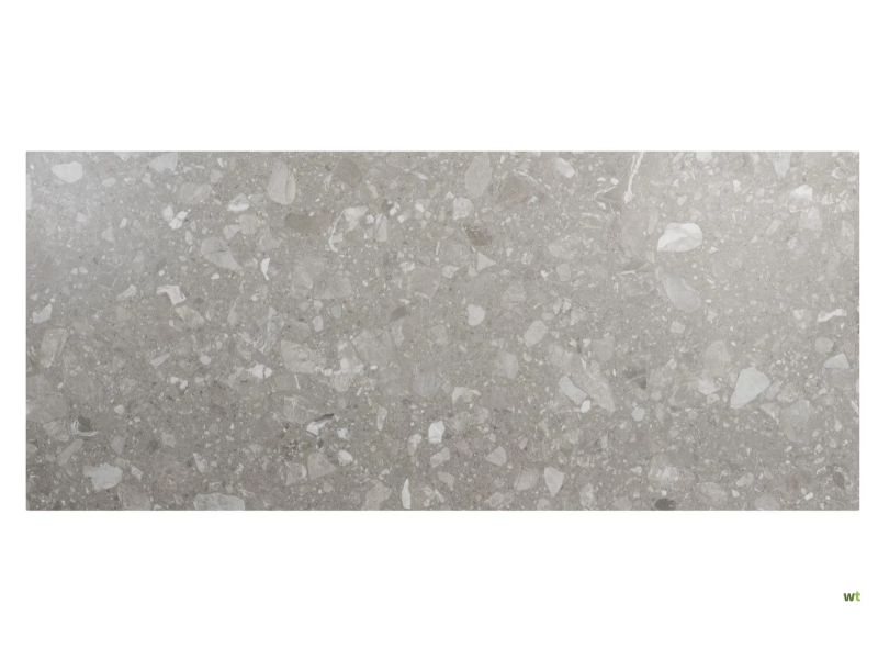 Showroommodel Goa Minerva dining tuintafel 220x95xH75 cm ceramic terazzo alu 4 Seasons