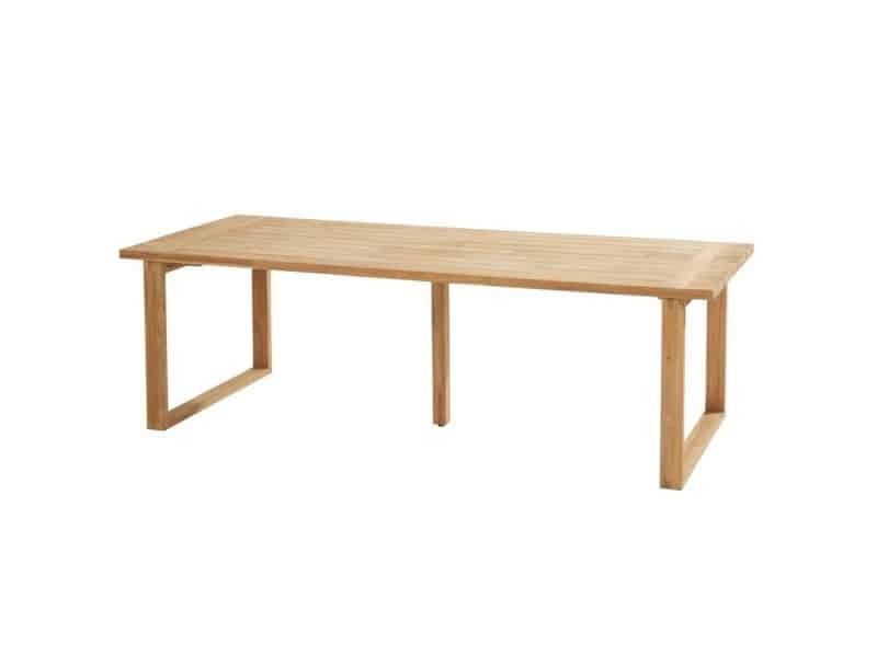 Showroommodel Spartan eettafel 240x100xH75 cm teak Taste 4SO