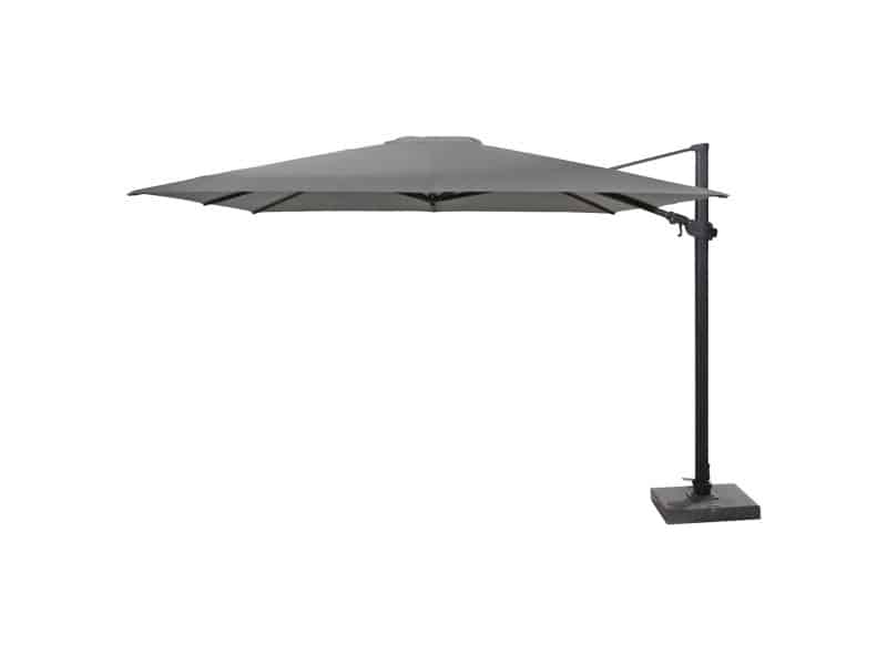 Siesta premium zweefparasol 300x300 cm charcoal 4 Seasons Outdoor