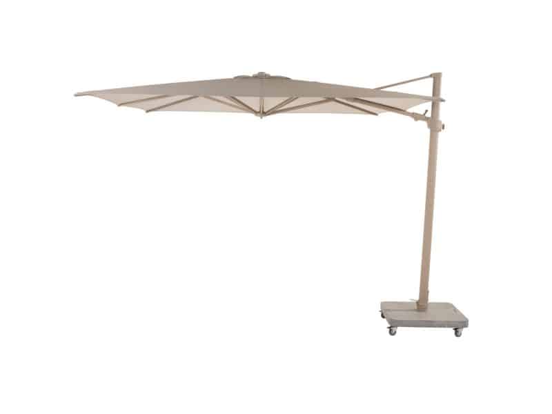 Siesta premium zweefparasol 300x300 cm latte frame sand 4 Seasons Outdoor