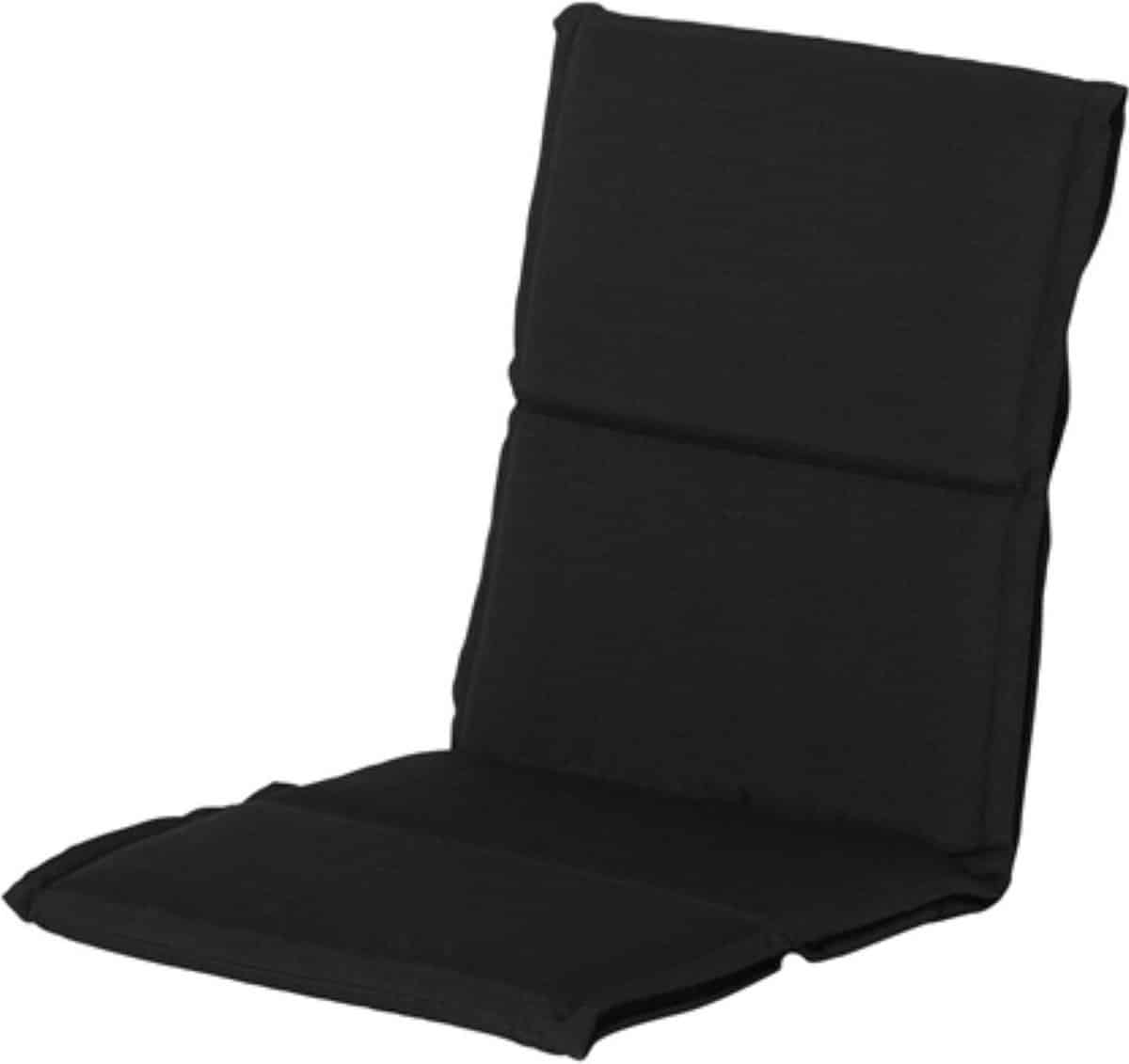 sling lage rug zwart 107x50x5 cm casualhartman