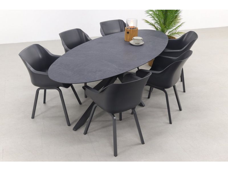 Sophie Element/Privada 240x107 - Ovale tuinset - 7-delig OP=OP