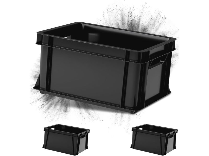 Stapelbare Opbergboxen Set van 3 - 29L Kunststof Organizers voor Huis en Tuin