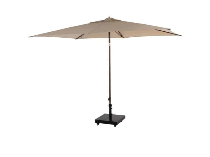 Stokparasol Azzurro 200 300 Wenge Frame Beach Solefin 4SO Parasol Bruin 4 Seasons Outdoor