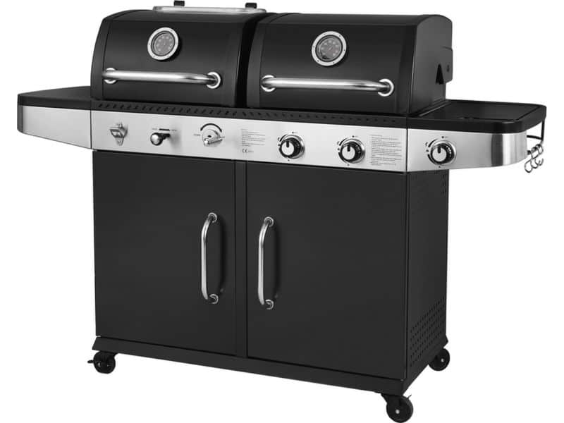 SUMM - Hybride Barbecue MAGNUS - Gasbarbecue & Houtskool BBQ