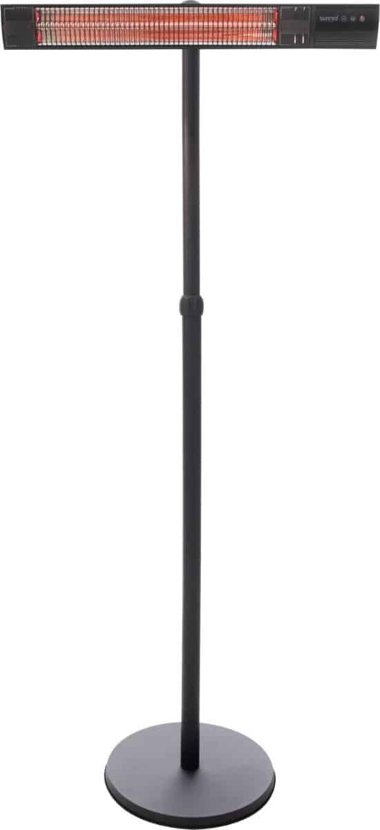 sunred terrasverwarmer dark lijn staand model