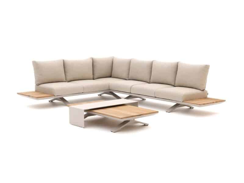 SUNS Stockholm hoek loungeset 4-delig links - Laagste prijsgarantie!