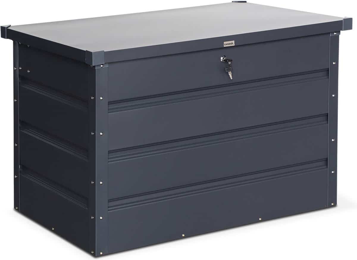sweeek metalen tuin opbergbox, dallas, 285l