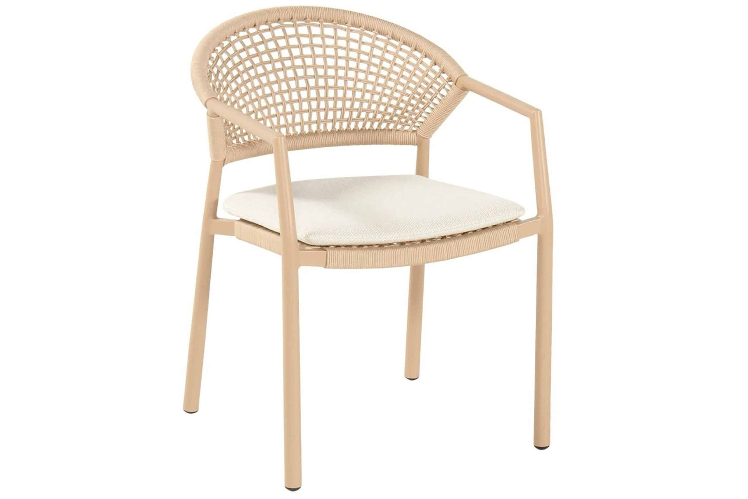 taragona stacking chair cappuccino