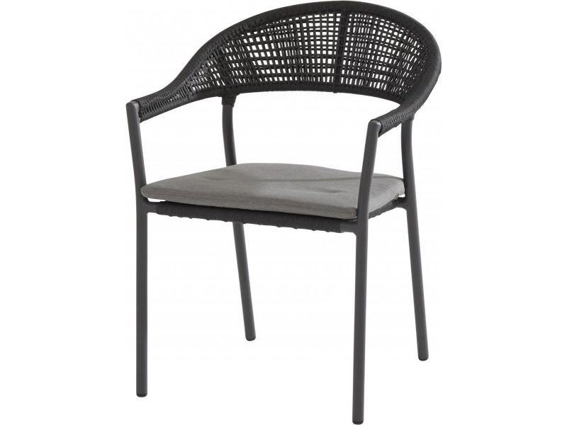 Taste 4SO Sienna stapelbare tuinstoel - mid grey