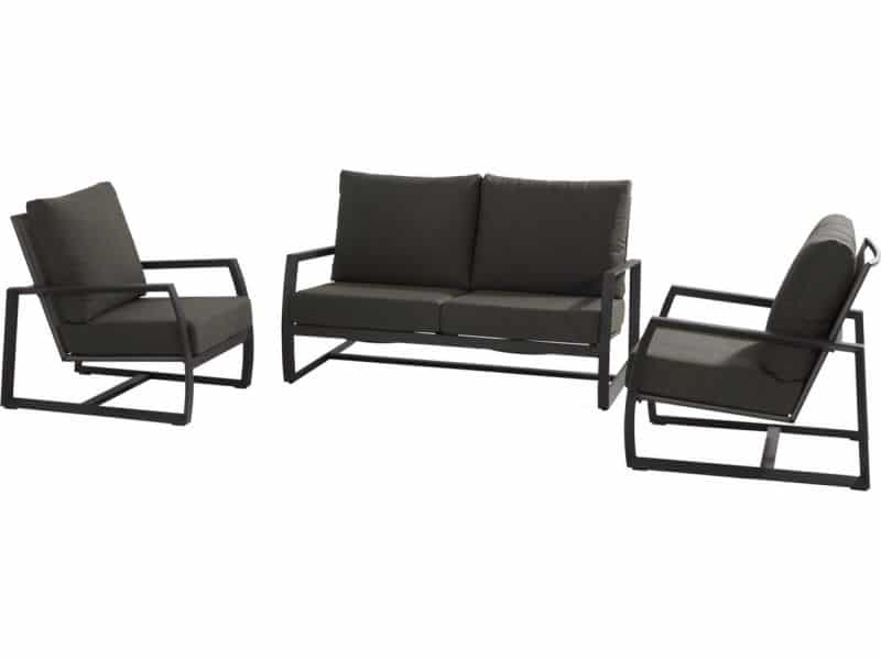 Taste by 4 Seasons Mauritius loungeset 3-delig - matt carbon