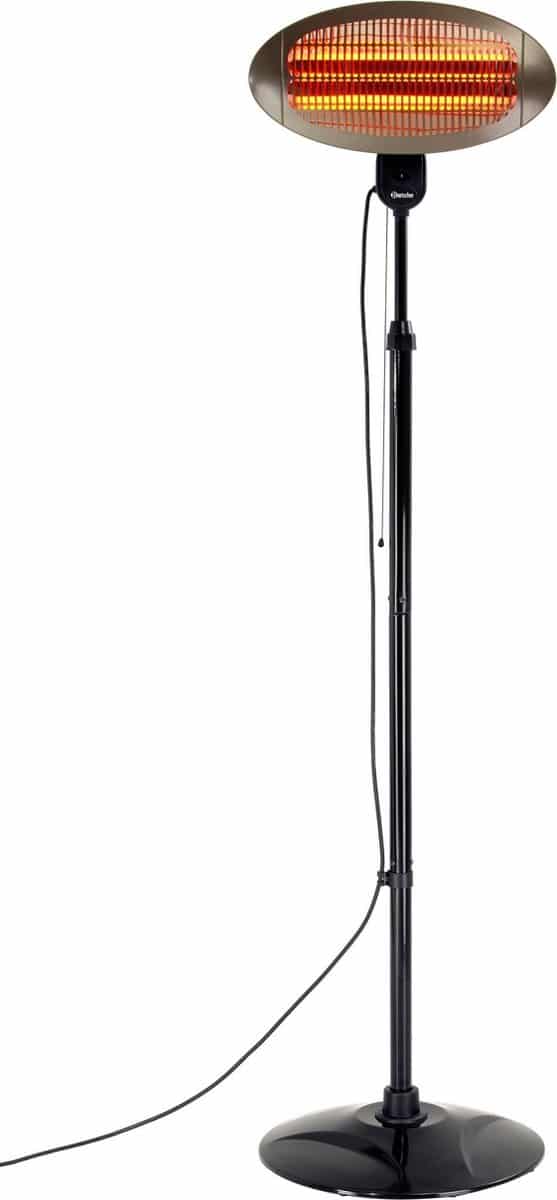 terrasverwarmer 2000d staand bartscher 825207 horeca & professioneel