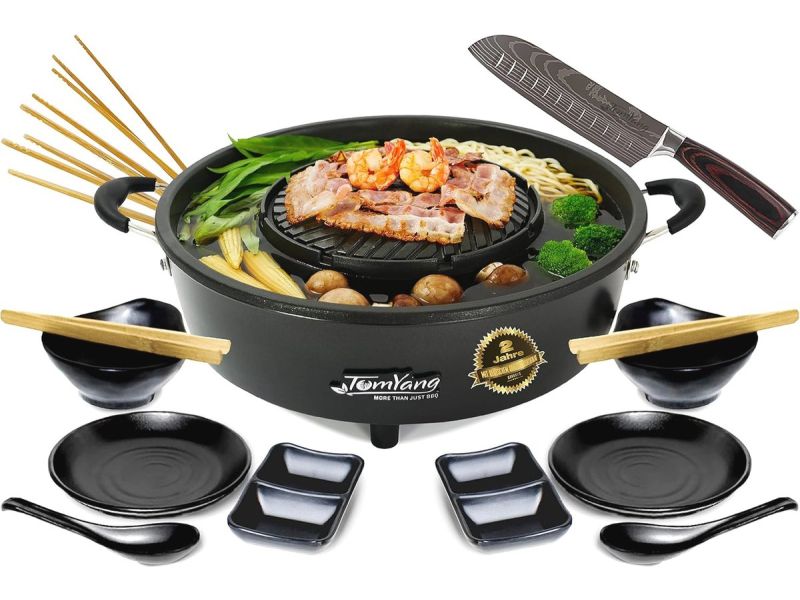 Thai Grill & Hot-Pot Set voor 2 Personen met Premium