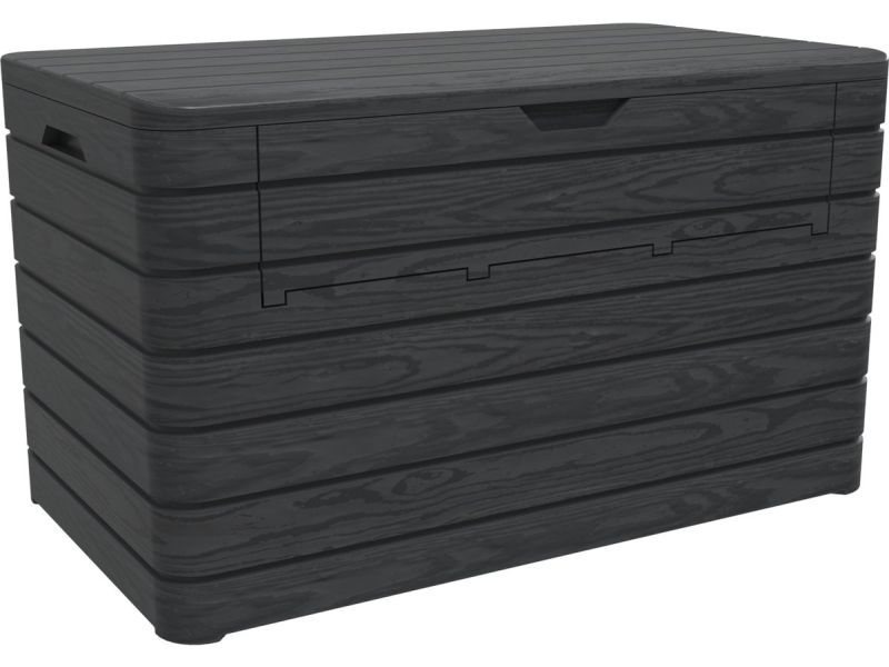 Toomax Dolomiti opbergbox - 970L - Antraciet - weer- en vorstbestendig - zeer geschikt als kussenbox voor in de tuin