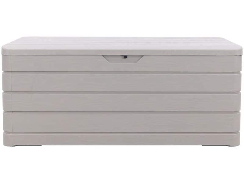 Toomax Dolomiti opbergbox met deksel - 640L - Grijs - Kunststof - Waterdichte kussenbox voor buiten in de tuin