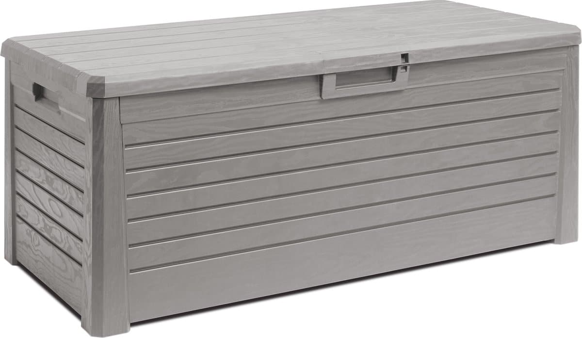 toomax florida opbergbox 550l grijs weer en vorstbestendig zeer geschikt als kussenbox voor in de tuin