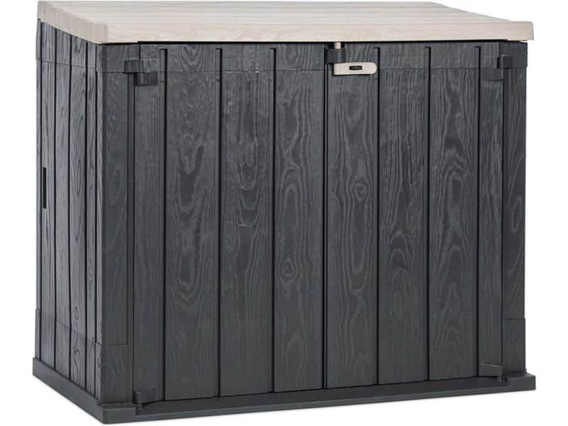 Toomax Stora Way opbergbox en containerbox - 1270L - Antraciet - weer- en vorstbestendig - zeer geschikt als kussenbox of containerbox voor in de tuin
