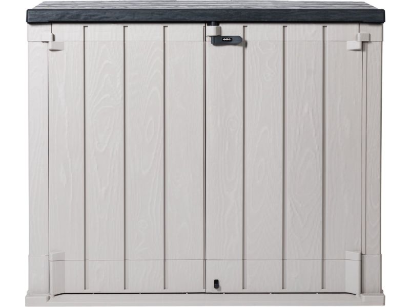 Toomax Stora Way opbergbox en containerbox - 1270L - Grijs - weer- en vorstbestendig - zeer geschikt als kussenbox of containerbox voor in de tuin