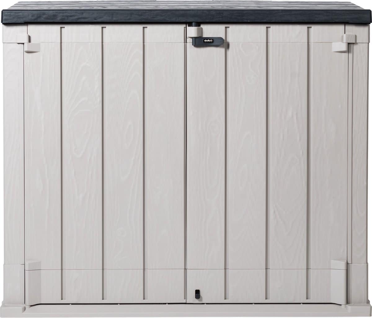 toomax stora way opbergbox en containerbox 1270l grijs weer en vorstbestendig zeer geschikt als kussenbox of containerbox voor in de tuin