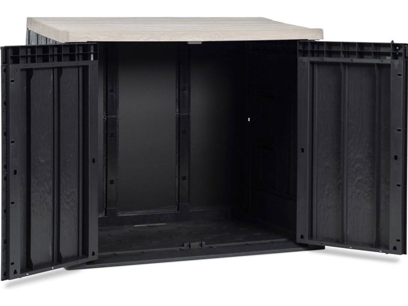 Toomax Stora Way opbergbox en containerbox - 2270L - Antraciet - weer- en vorstbestendig - zeer geschikt als kussenbox of containerbox voor in de tuin