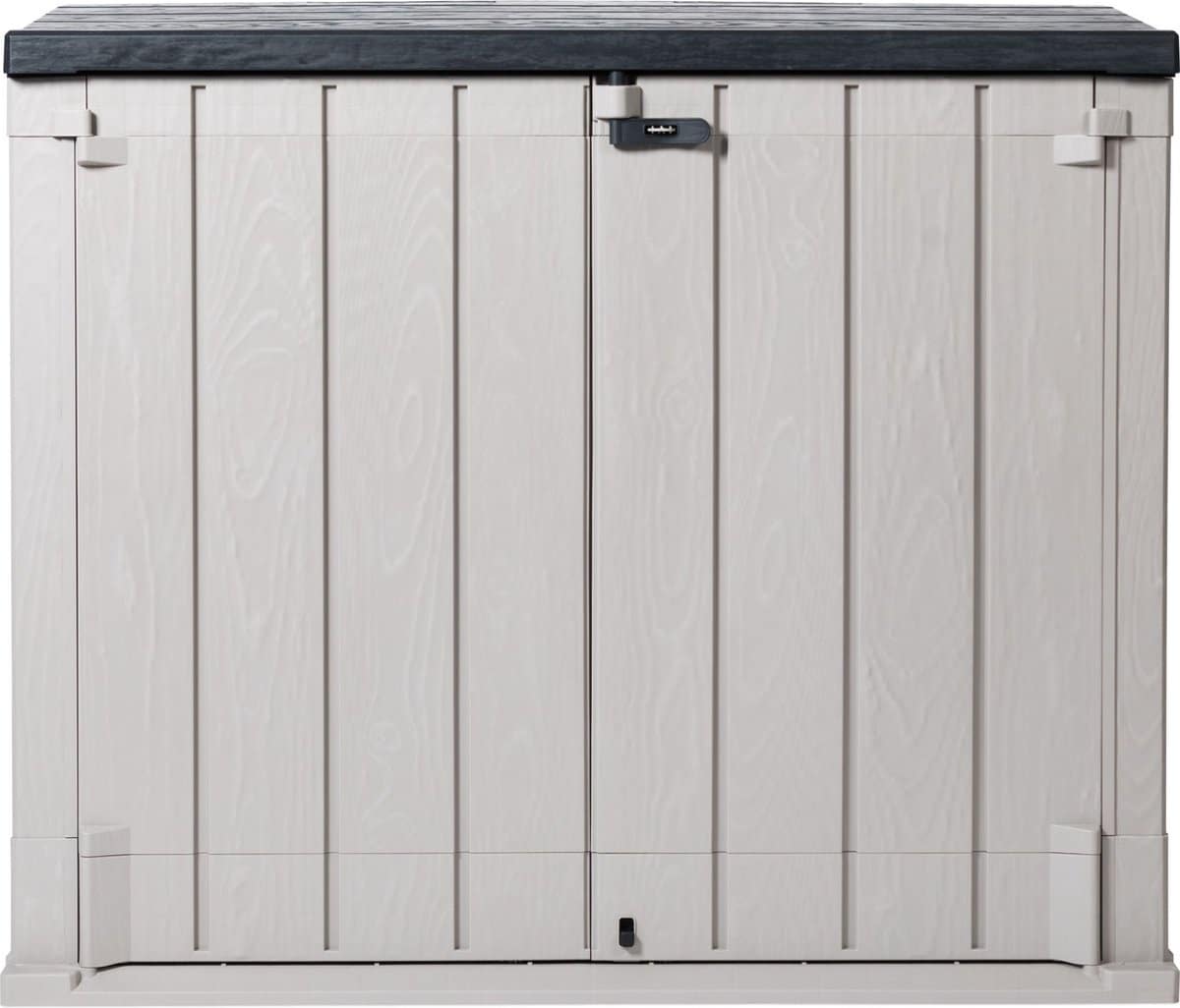 toomax stora way opbergbox en containerbox 2270l grijs weer en vorstbestendig zeer geschikt als kussenbox of containerbox voor in de tuin