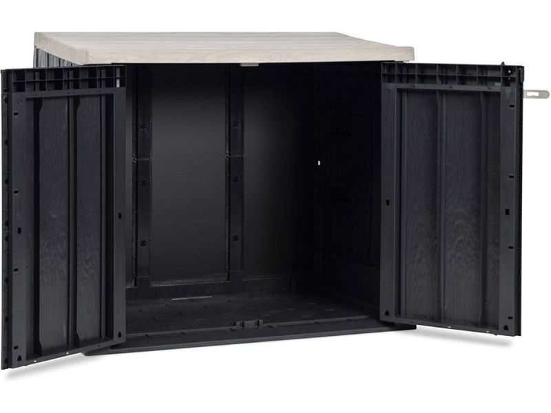 Toomax Stora Way opbergbox en containerbox - 2770L - Antraciet - weer- en vorstbestendig - zeer geschikt als kussenbox of containerbox voor in de tuin