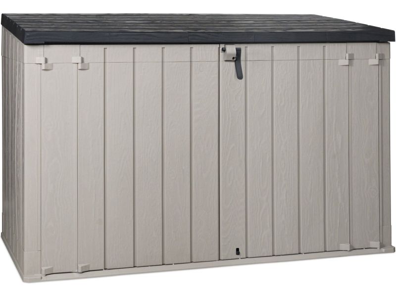 Toomax Stora Way opbergbox en containerbox - 2770L - Grijs - weer- en vorstbestendig - zeer geschikt als kussenbox of containerbox voor in de tuin